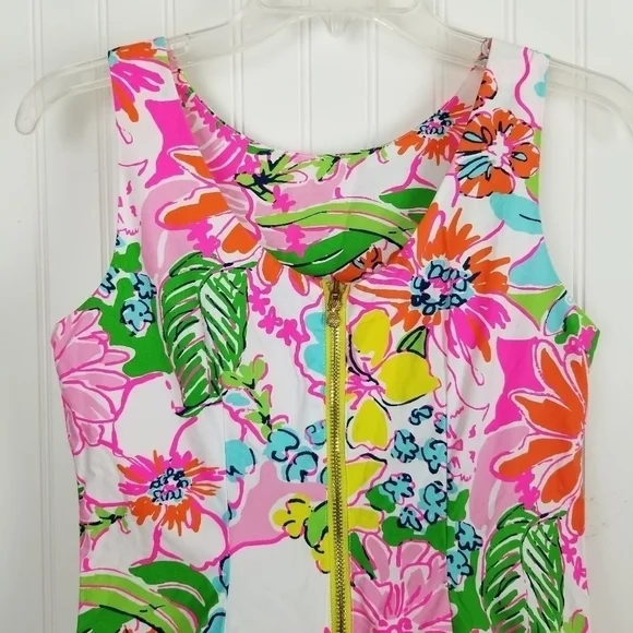 Lilly Pulitzer Target 20th Anniversary Nosey Posie Sleeveless Dress Lace Size 2 - Picture 4 of 16